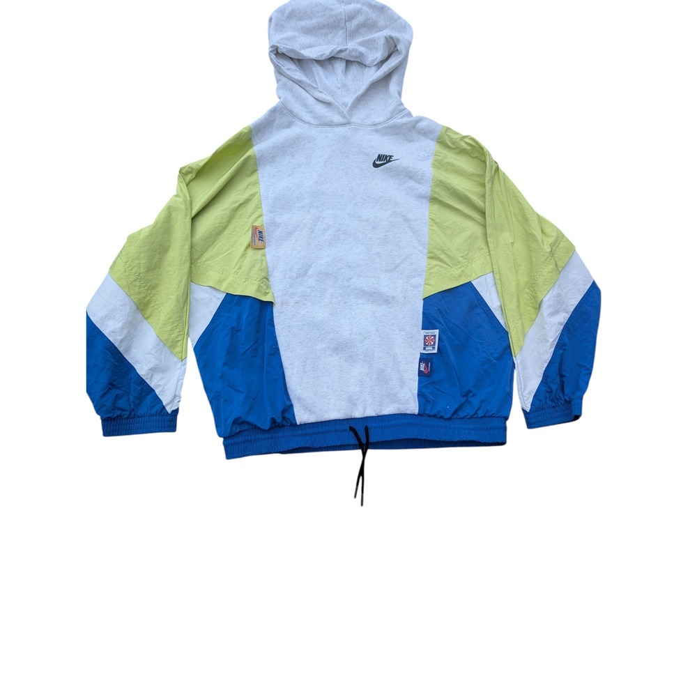 Nike Color Block Windbreaker Pullover Jacket Vintage Style Lightweight Size S